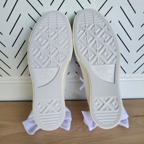 ⭐Converse Chuck 70 OX Bow Sz 7.5 Womens Shoes Retro Sneakers White Satin A15192C - Picture 11 of 14